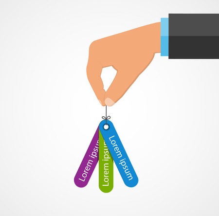 Abstract infographics design elements. Vector illustration.のイラスト素材