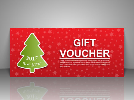 Gift voucher template.のイラスト素材