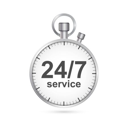 24 hours customer service icon.のイラスト素材