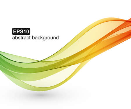 Abstract colorful wave background. Vector illustration.のイラスト素材