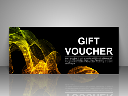 Gift voucher template.のイラスト素材