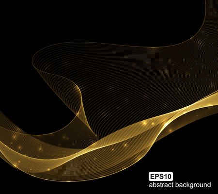 Abstract light wave futuristic background. Vector illustration.のイラスト素材