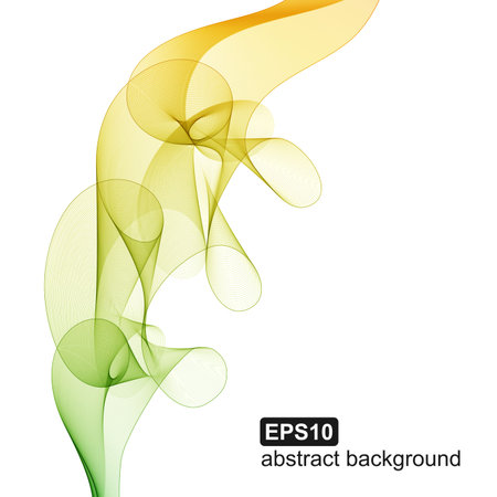 Abstract colorful wave background. Vector illustration.のイラスト素材