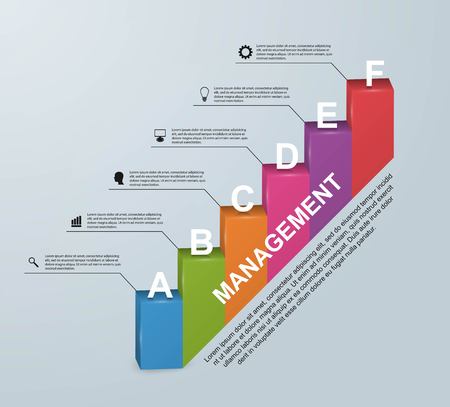 Abstract options infographics template. Infographics for business presentations or information banner.のイラスト素材
