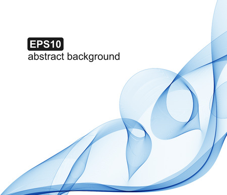 Vector abstract blue waves background.のイラスト素材