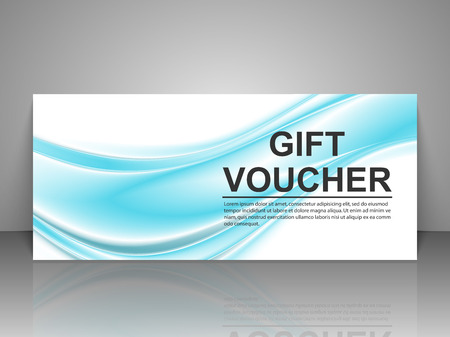 Gift voucher template.のイラスト素材