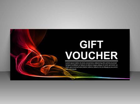 Gift voucher template.のイラスト素材