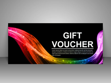 Gift voucher template.のイラスト素材