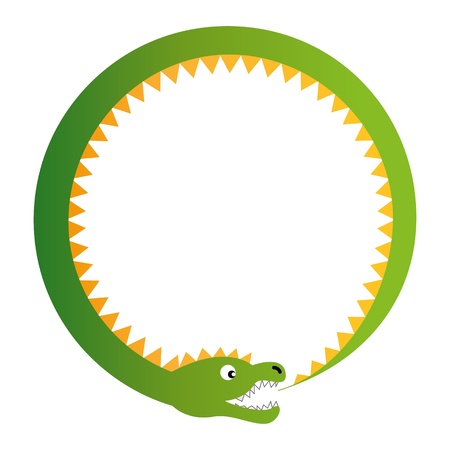 Ouroboros illustrationのイラスト素材