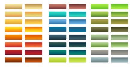 Set of 24 buttons in different colorsのイラスト素材