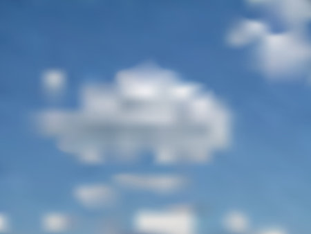 Sky with clouds - gradient mesh background