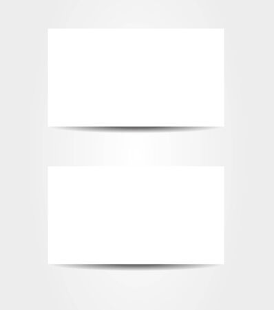 Isolated double sided business  visiting  card presentation template のイラスト素材