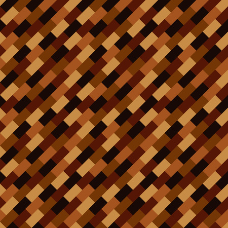 Unusual seamless brick pattern in shades of brownのイラスト素材