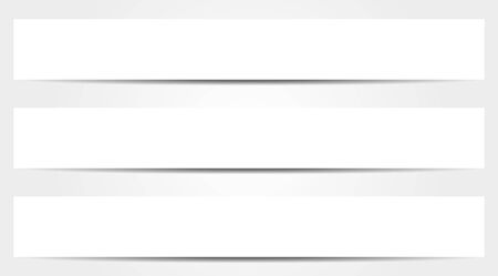 3 Isolated full white templateのイラスト素材