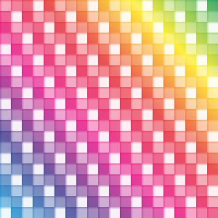 Rainbow spectrum square background patternのイラスト素材