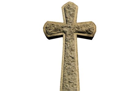 A course stone crossの写真素材