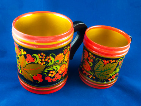 hohloma paintingの写真素材