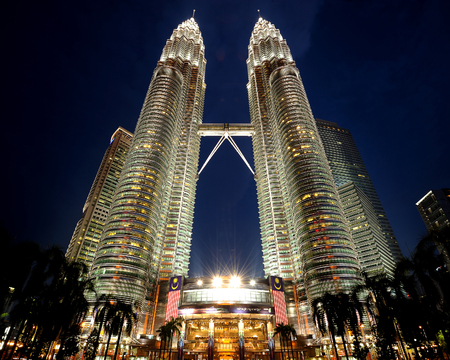 Petronas Twin Towersのeditorial素材