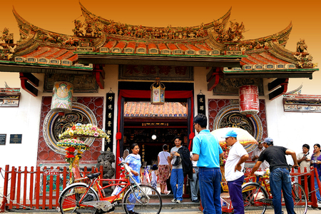 Cheng Hoon Teng Temple, Malacca, Malaysia.のeditorial素材