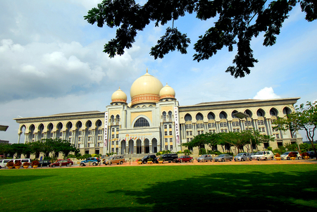 Palace of Justice, Putra Jaya, Malaysia.のeditorial素材