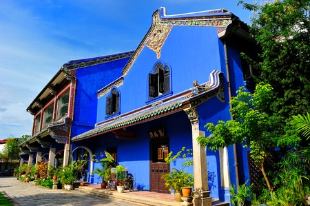 Cheong Fatt Tze Mansion, Georgetown, Penang, Malaysia.のeditorial素材