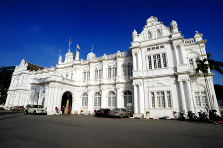 Penang City Hall, Georgetown, Penang, Malaysia.のeditorial素材