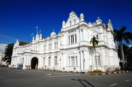 Penang City Hall, Georgetown, Penang, Malaysia.のeditorial素材