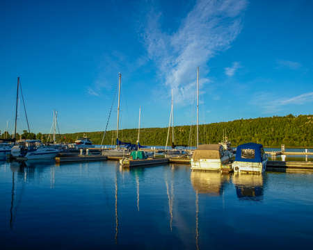 Manitoulin Island is the world's largest fresh water island on Lake Huron on the Great Lakes. Mostly Indian reserve, this is a beautiful destination unknown to most visitors.のeditorial素材