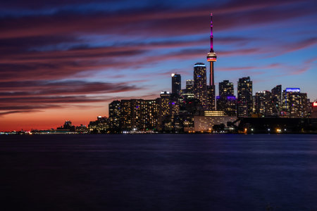 Toronto is Canada's largest city and North America's fourth largestのeditorial素材