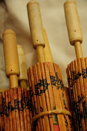 Chinese umbrellaの写真素材