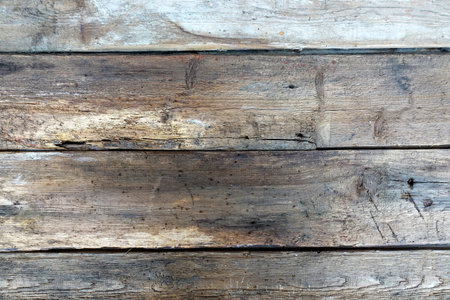 Old shabby boards as backgroundの写真素材