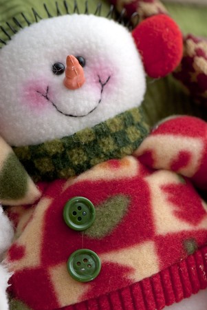 picture of snow man ka festive abstract backgroundの写真素材