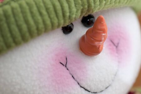 picture of snow man ka festive abstract backgroundの写真素材