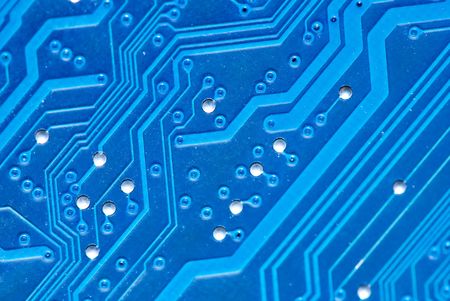 electronic circuit board as an abstract backgroundの写真素材