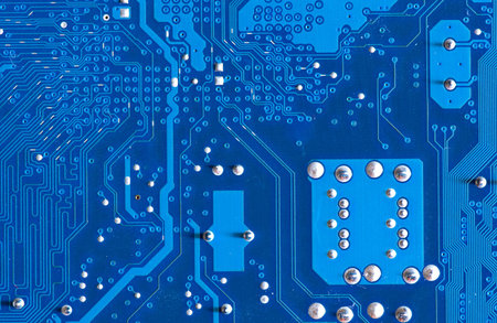 electronic circuit board as an abstract background