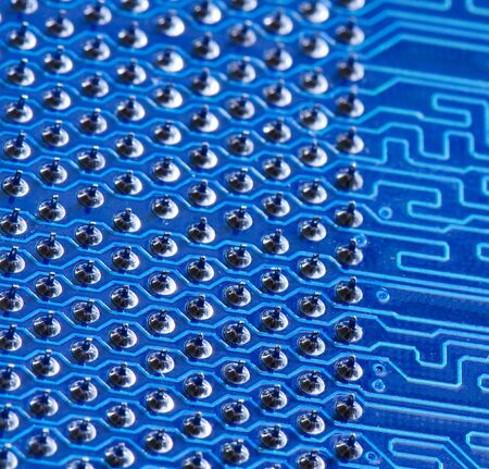electronic circuit board as an abstract backgroundの写真素材