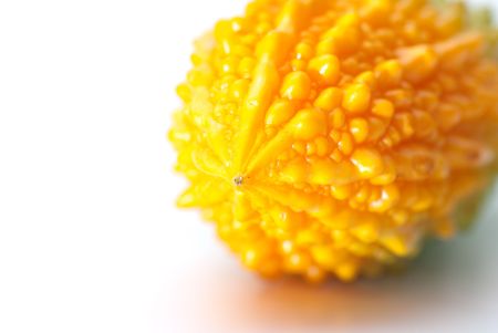 Momordica charantia - Exotic fruit. Bitter Melon & balsam pear. Karela.の写真素材