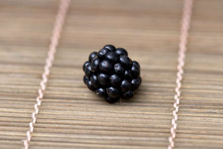 composition from a blackberry on the white isolated backgroundの写真素材