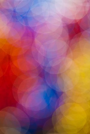 defocused abstract background of color night holiday lights の写真素材