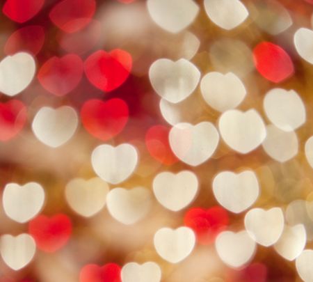 defocused abstract background of color night holiday lightsの写真素材