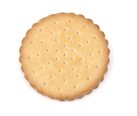 Sweets photographed in studio on white isolated backgroundの写真素材