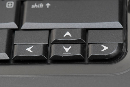Photography studio keyboard close-up pictures as an abstract background