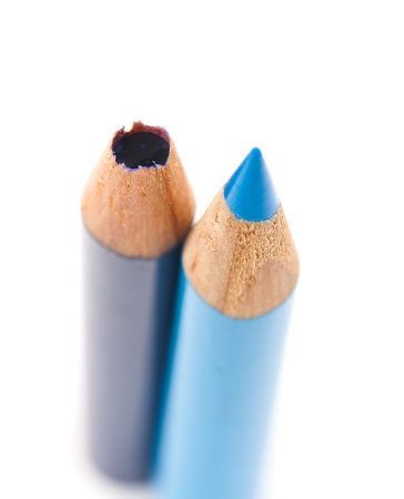 colored pencils isolated on a white background. studio. picture.の写真素材