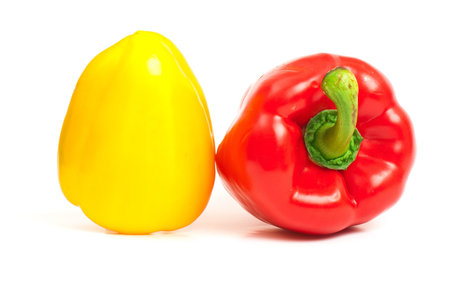 fresh vegetables on the white isolated background
