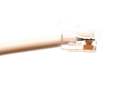 tech cable with plugの写真素材