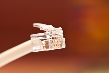 tech cable with plug の写真素材