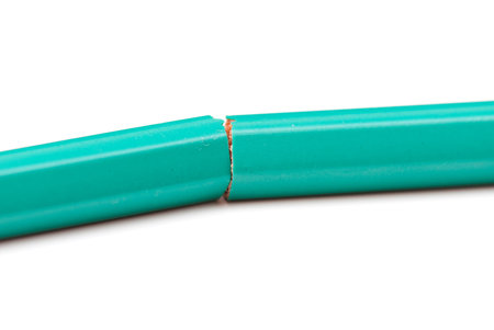 not wooden pencil isolated on a white background. studio. picture.