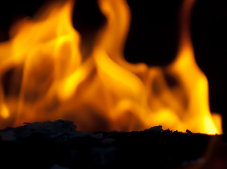 background from a fire, conflagrant firewoods and coals