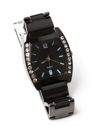 womanish watch on the white isolated background. jeweller decoration の写真素材