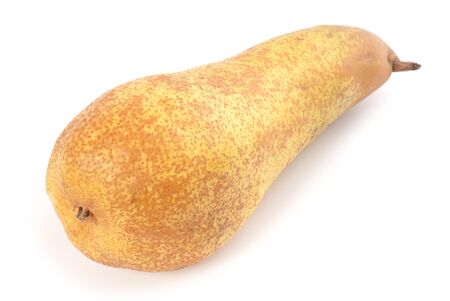 composition of the ripe pear on a white background. studio photographyの写真素材